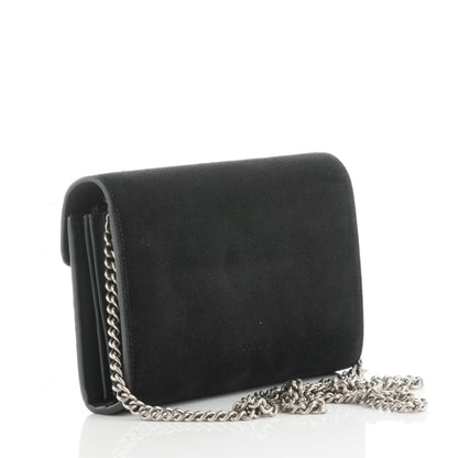 Gucci Suede Mini Dionysus Chain Wallet Black 3 of 7