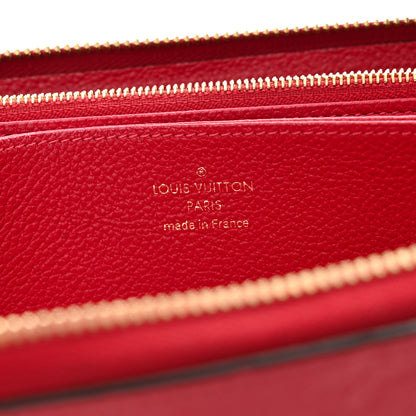 Louis Vuitton Empreinte Zippy Wallet Scarlet 7 of 10
