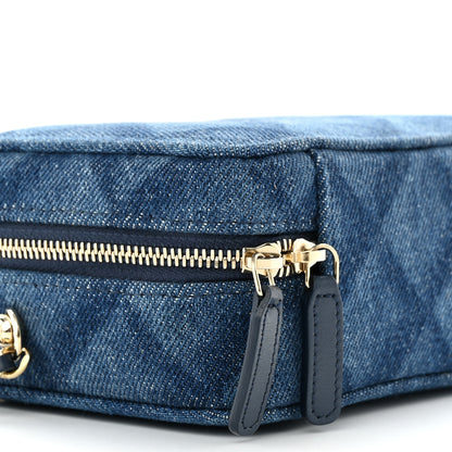 Chanel Printed Denim CC Camera Case Blue 9 of 11