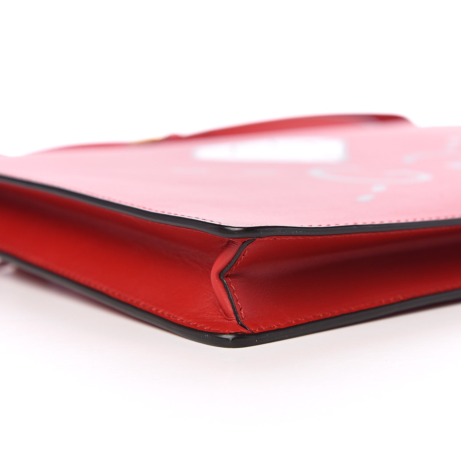 Gucci Calfskin Diamond GG Messenger Bag Red 8 of 10