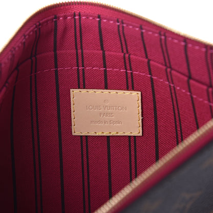 Louis Vuitton Monogram Neverfull MM GM Pochette Pivoine 5 of 5