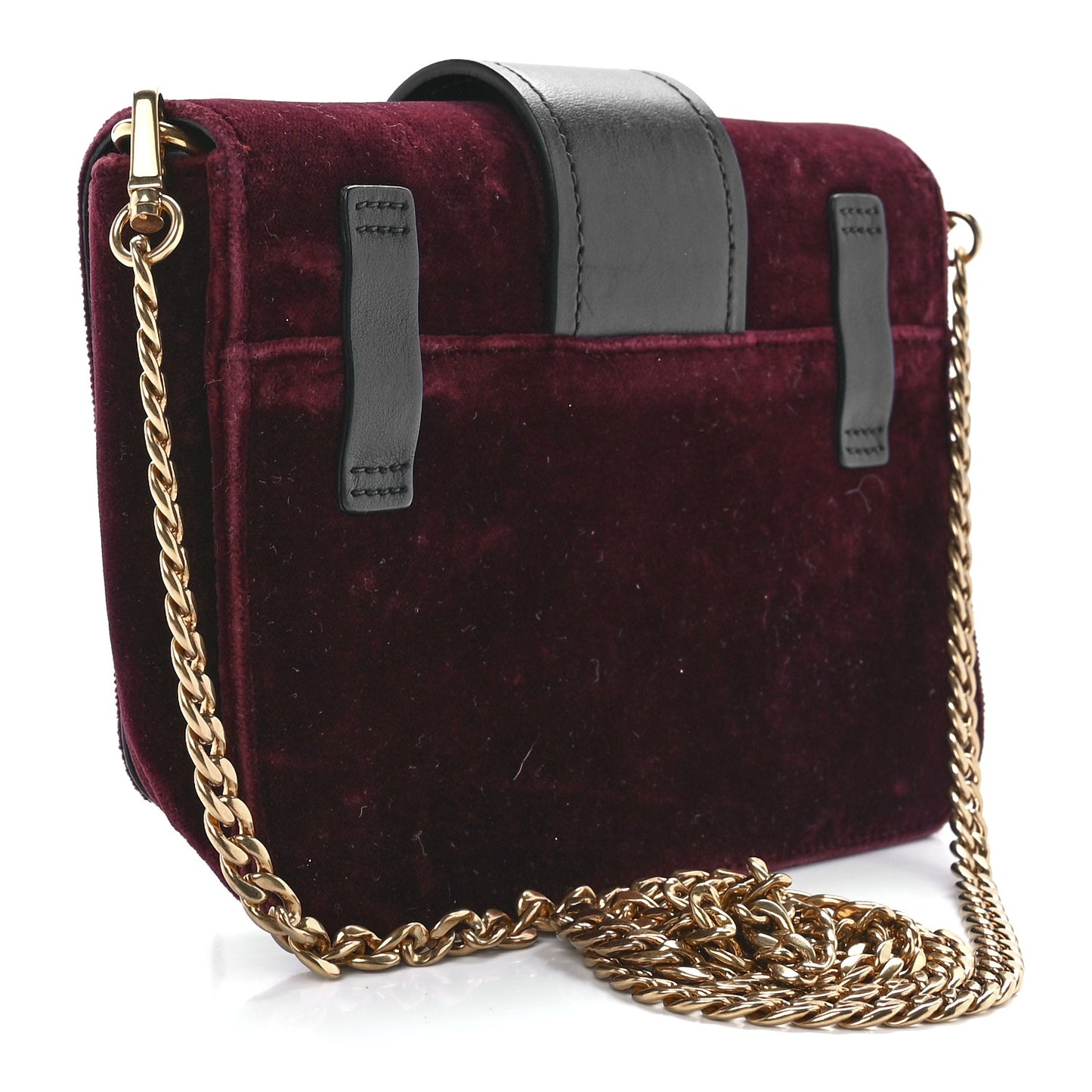 Velvet City Calfskin Cahier Belt Bag Ribes Black