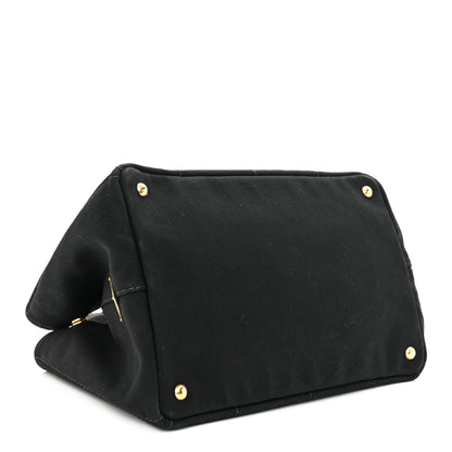 Prada Canapa Logo Tote Black 4 of 9