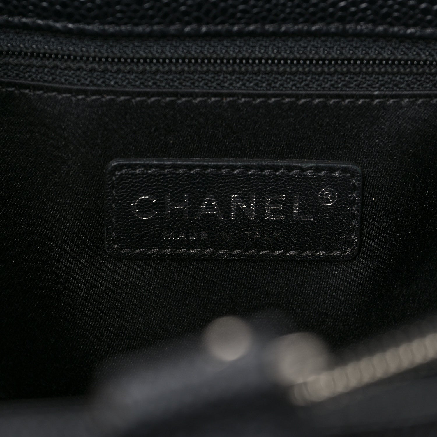 Chanel Caviar Quilted Grand Shopping Tote GST Black 6 of 8