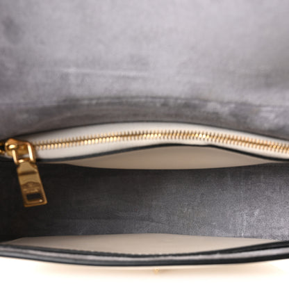 Valentino Garavani Calfskin Ohval Foldover Shoulder Bag White 5 of 10