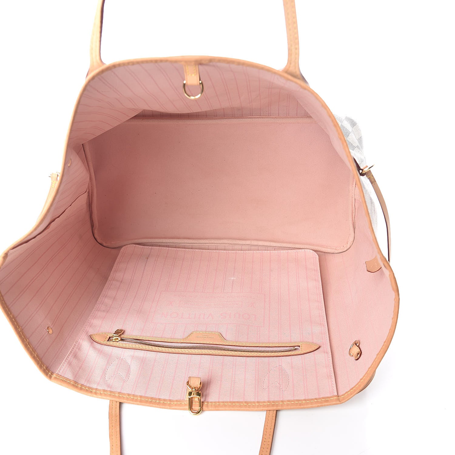Louis Vuitton Damier Azur Neo Neverfull GM Rose Ballerine 5 of 11