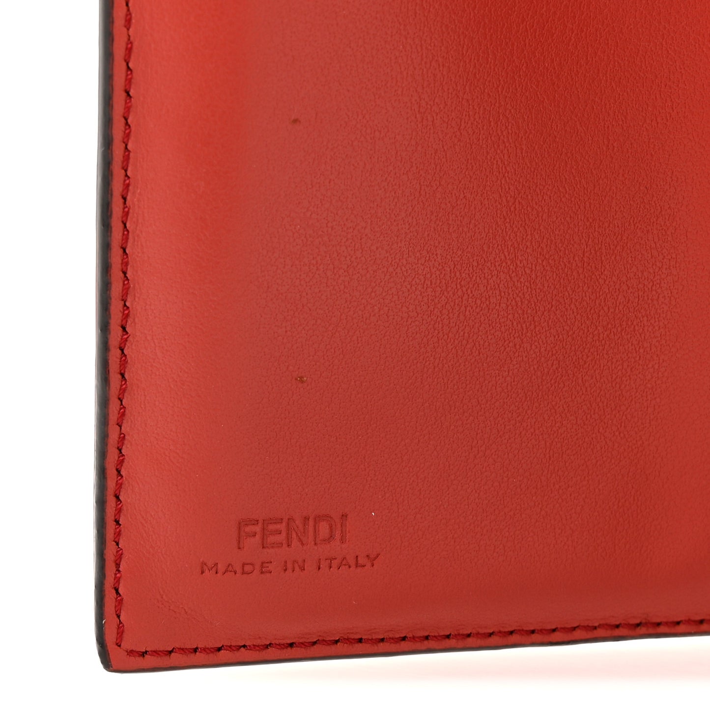 Vitello Century Lucido Hypnoteyes Studded Kan I French Wallet Bloody Mary Carbone Multicolor