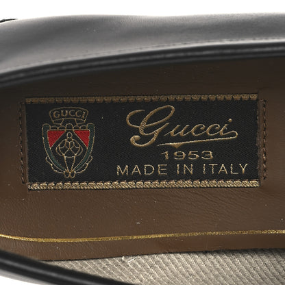 Gucci Calfskin Womens 1953 Horsebit Loafers 36 Black 8 of 8