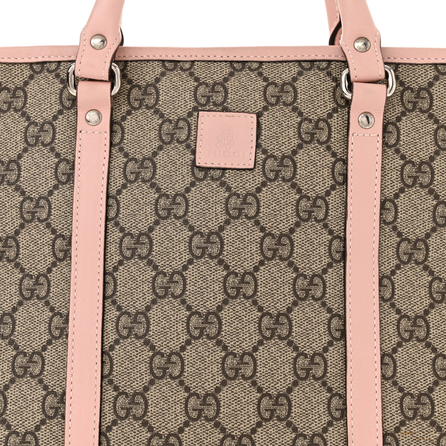 GG Supreme Monogram Childrens Tote Pink