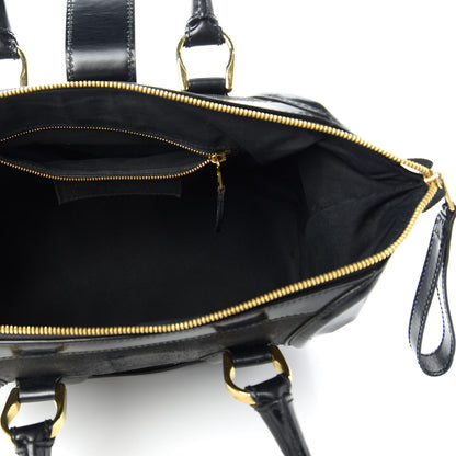 Balenciaga Patent Suede Sac Superb Black 5 of 11