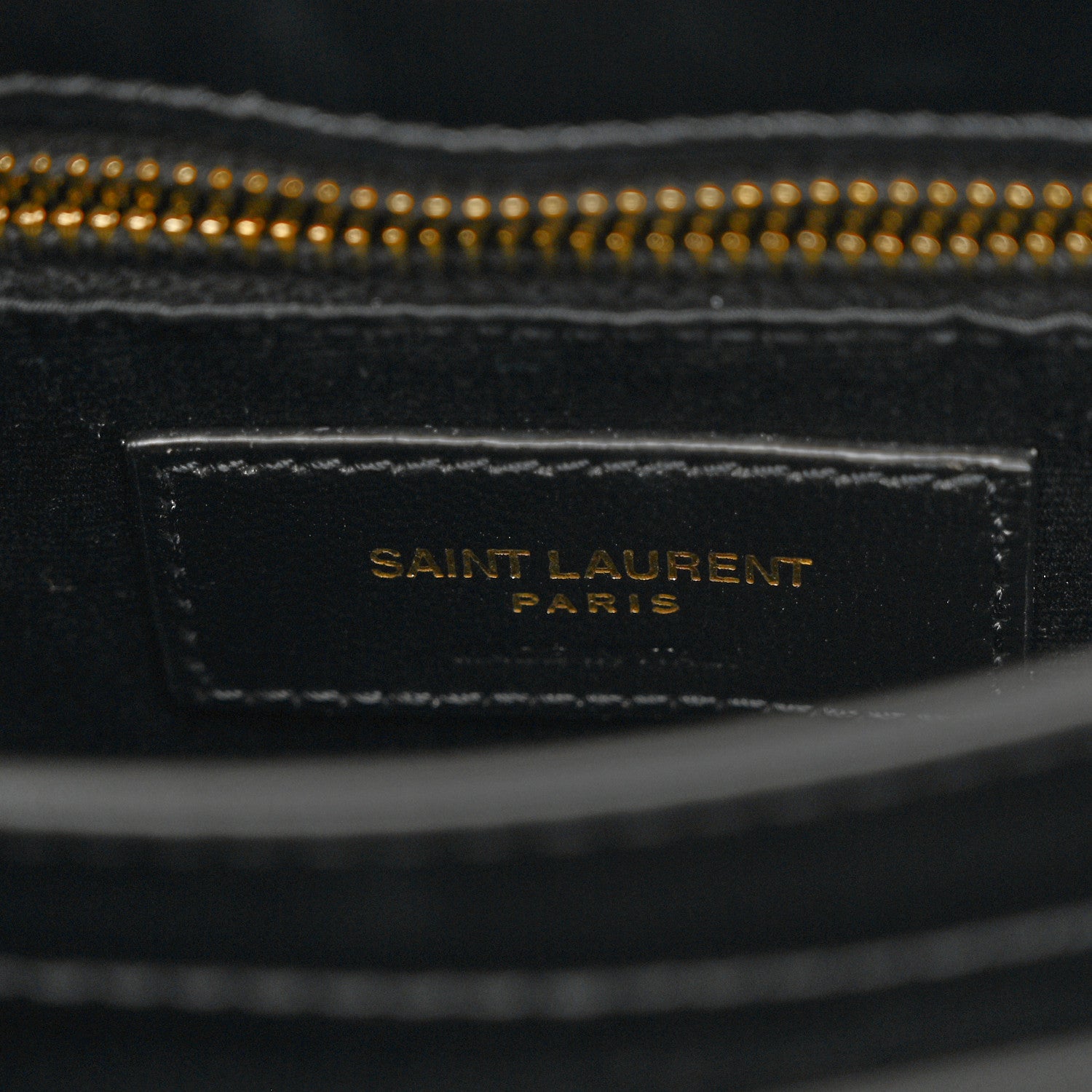 Saint Laurent Calfskin Y Quilted Monogram Toy Loulou Crossbody Bag Black 6 of 10