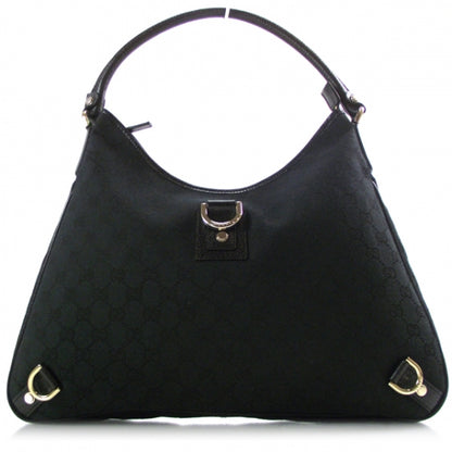 Gucci Monogram Abbey Hobo Black 1 of 10
