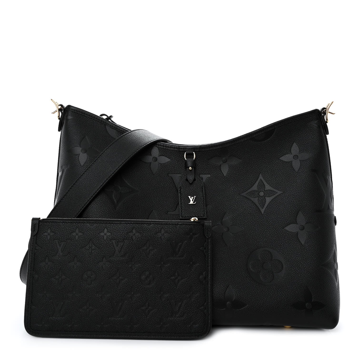 Louis Vuitton Empreinte Monogram Giant CarryAll MM Black 1 of 8