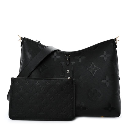 Louis Vuitton Empreinte Monogram Giant CarryAll MM Black 1 of 8
