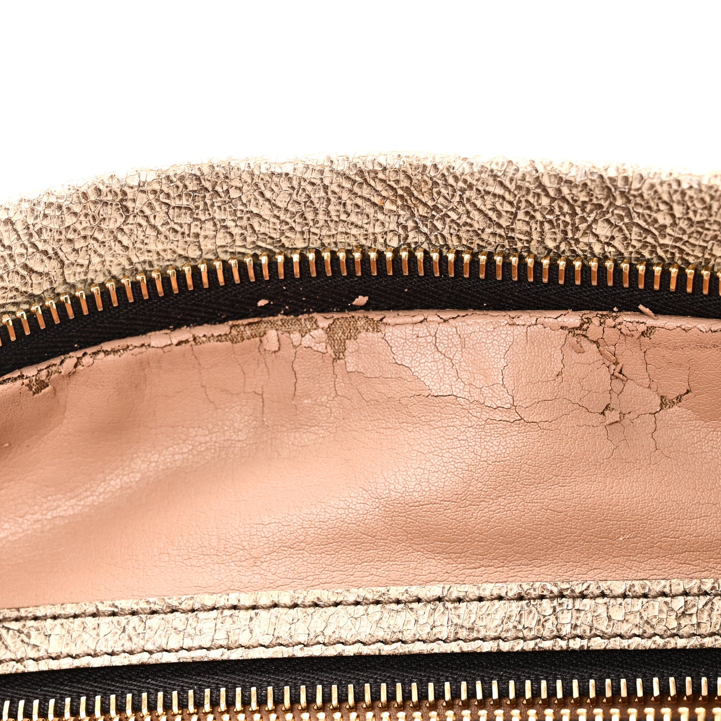Craquele Shoulder Bag Talco