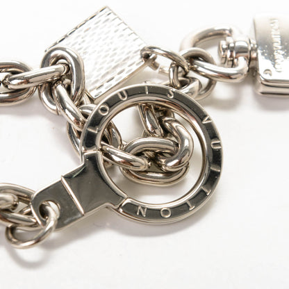 Louis Vuitton Metal Mens XL Key Chain Silver 4 of 5
