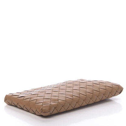 Bottega Veneta Nappa Intrecciato Zip Pouch Light Brown 4 of 6