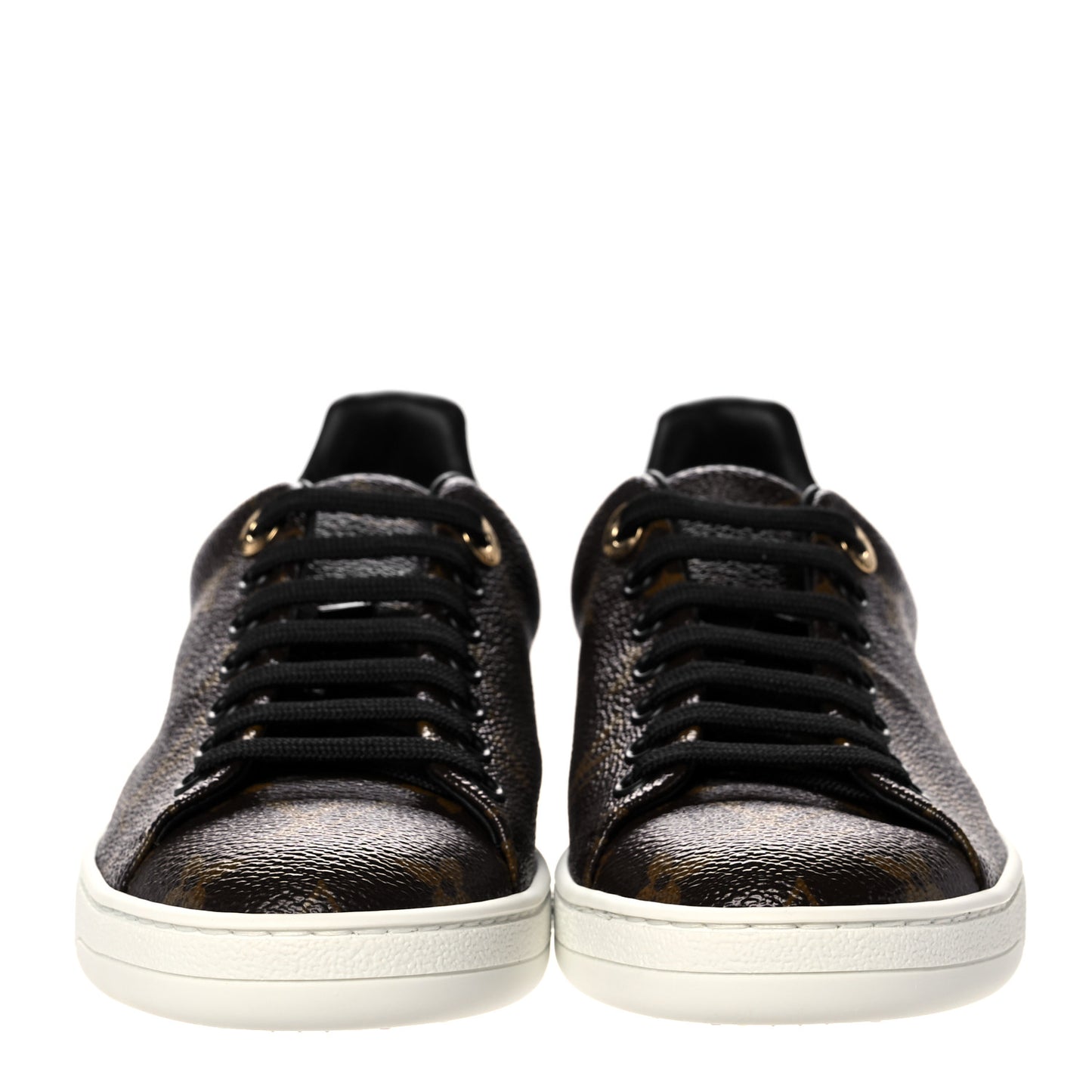 Patent Monogram Frontrow Sneakers 35