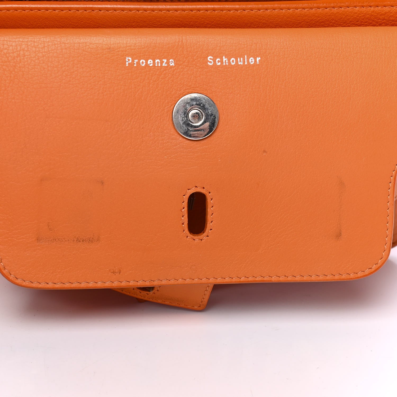 Proenza Schouler Smooth Calfskin Mini PS11 Classic Shoulder Bag Orange 5 of 7