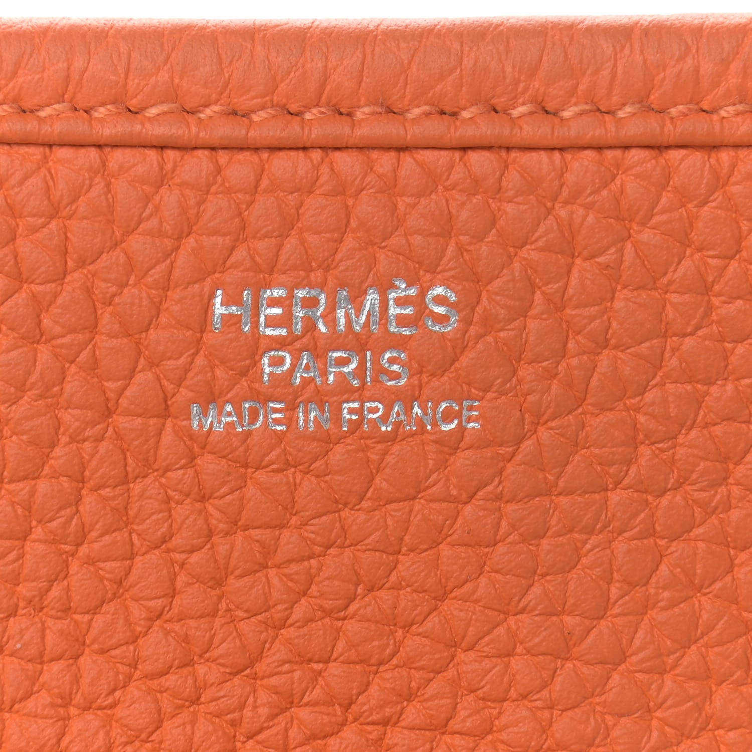 Hermes Taurillon Clemence Evelyne III PM Orange 6 of 12