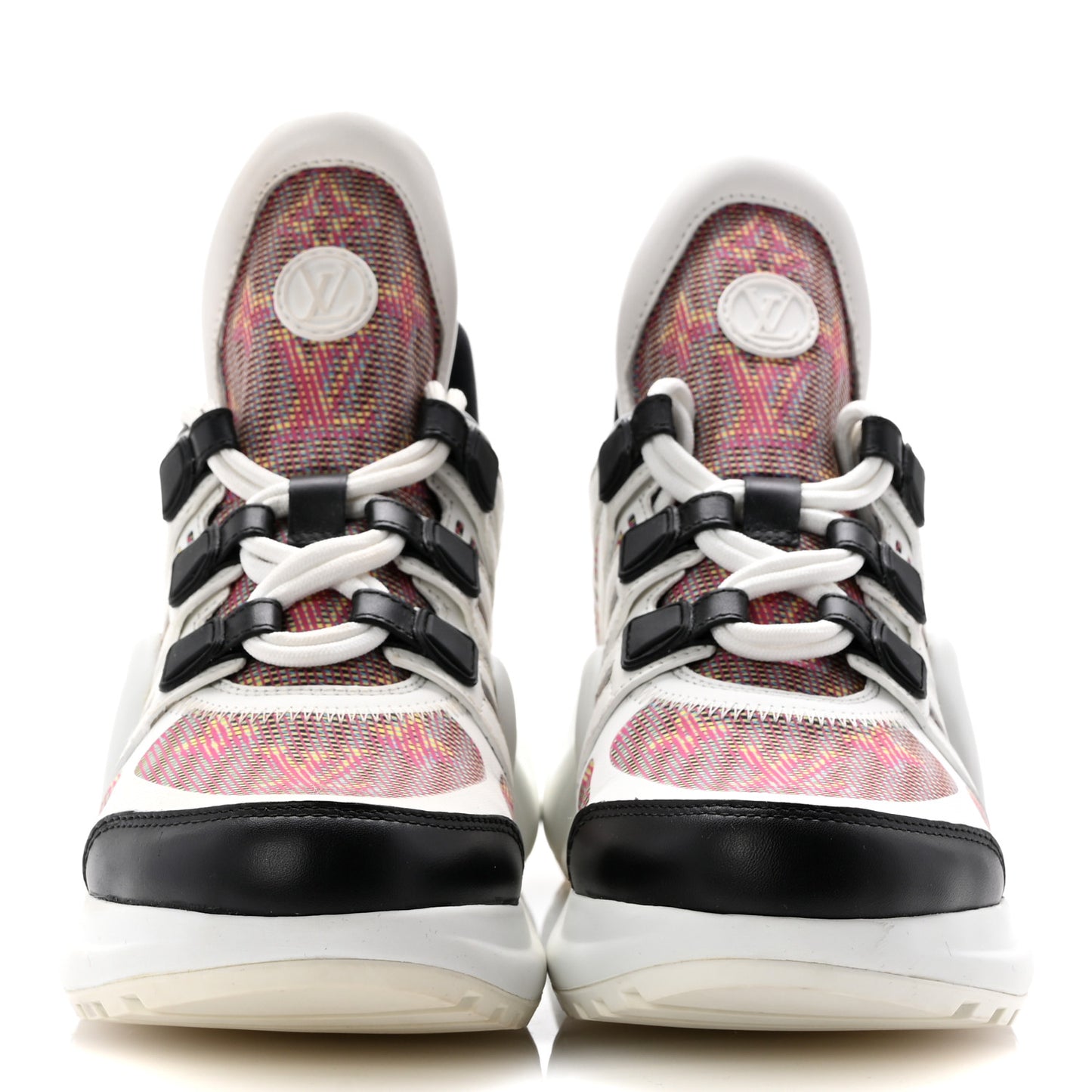 Calfskin Nylon LV Pop Archlight Sneaker 36 Rose