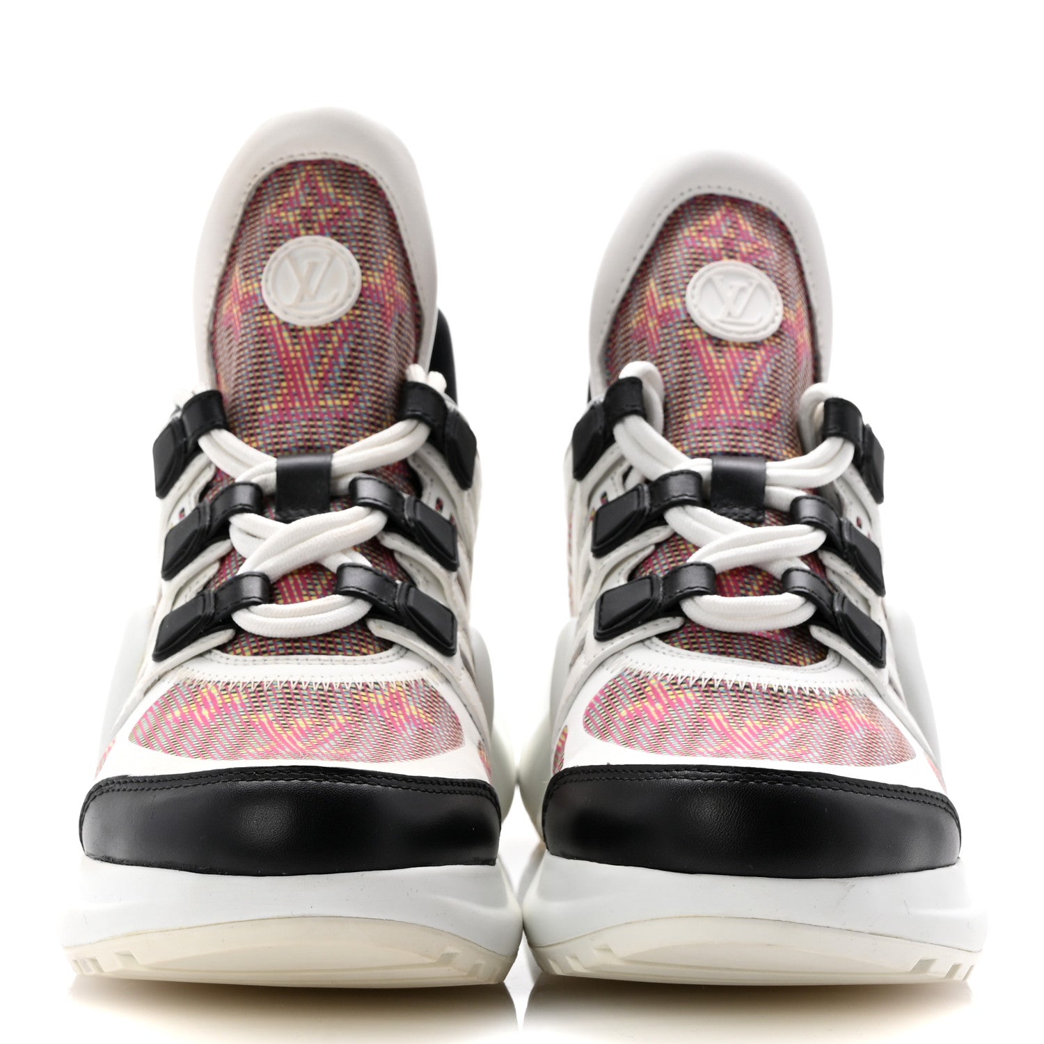 Louis Vuitton Calfskin Nylon LV Pop Archlight Sneaker 36 Rose 3 of 12