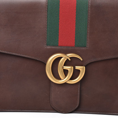 Gucci Tuscany Lux Calfskin Web GG Marmont Shoulder Bag Fondent 11 of 11