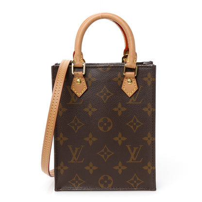Louis Vuitton Monogram Petit Sac Plat 1 of 9