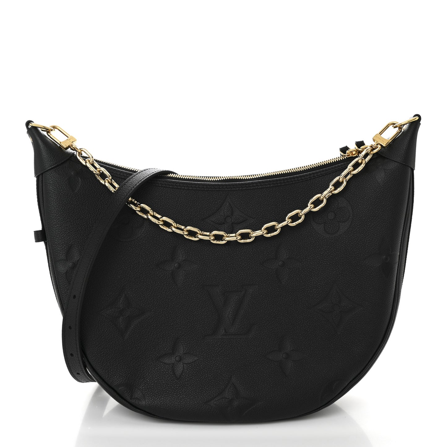Empreinte Monogram Giant Loop Hobo Black