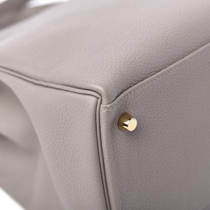 Hermes Togo Kelly Retourne 35 Gris Asphalte 10 of 13