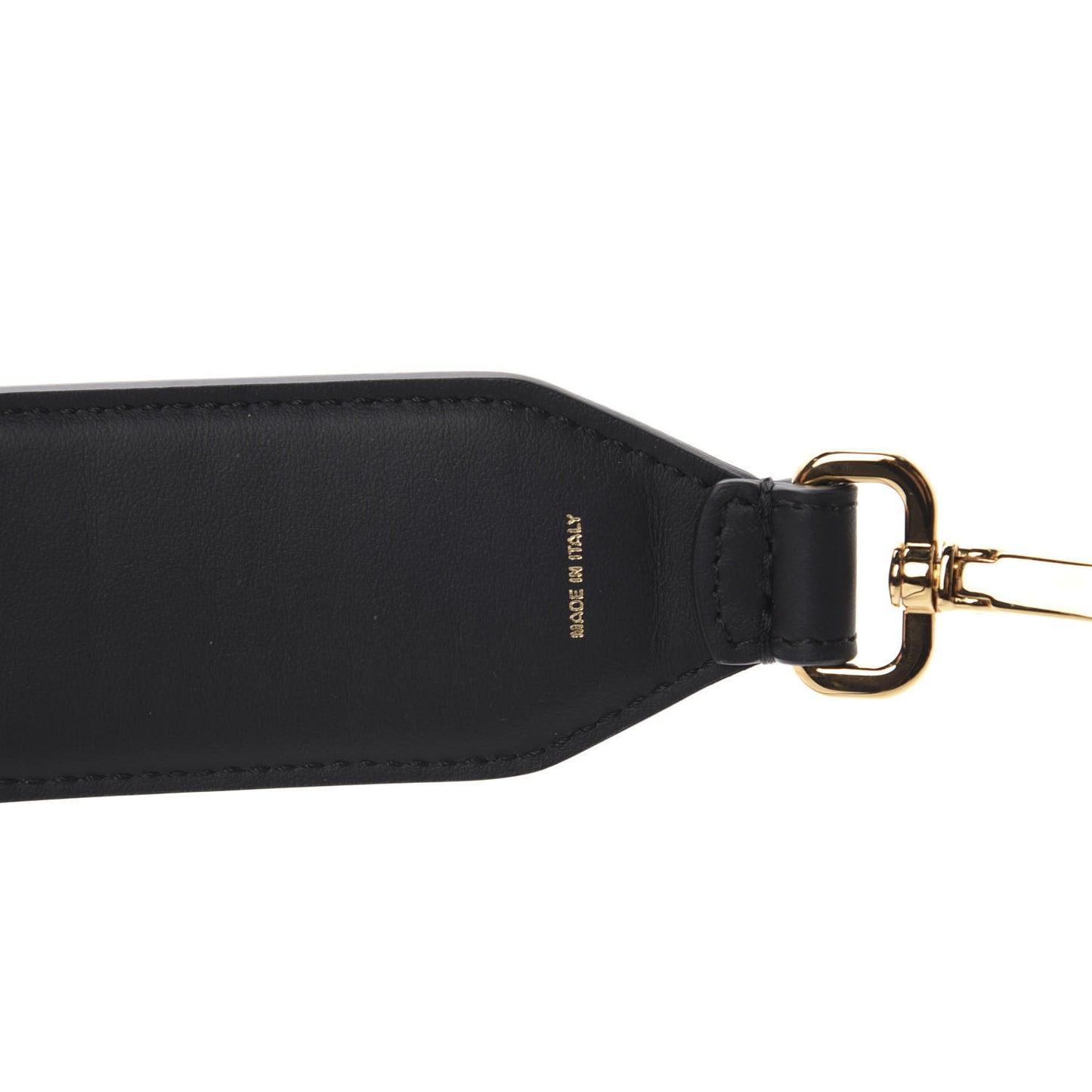 Calfskin F is FF Studded Strap Black