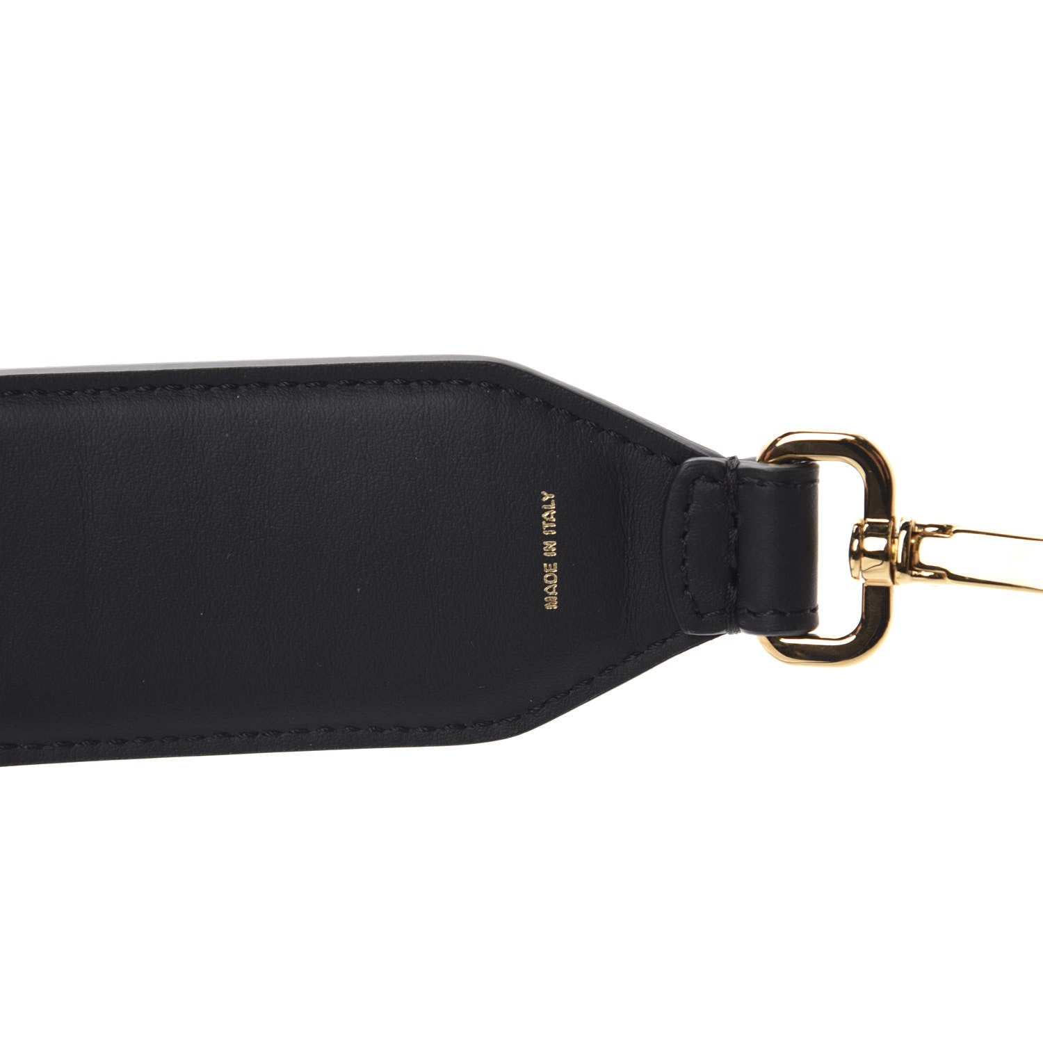 Fendi Calfskin F is FF Studded Strap Black 4 of 4