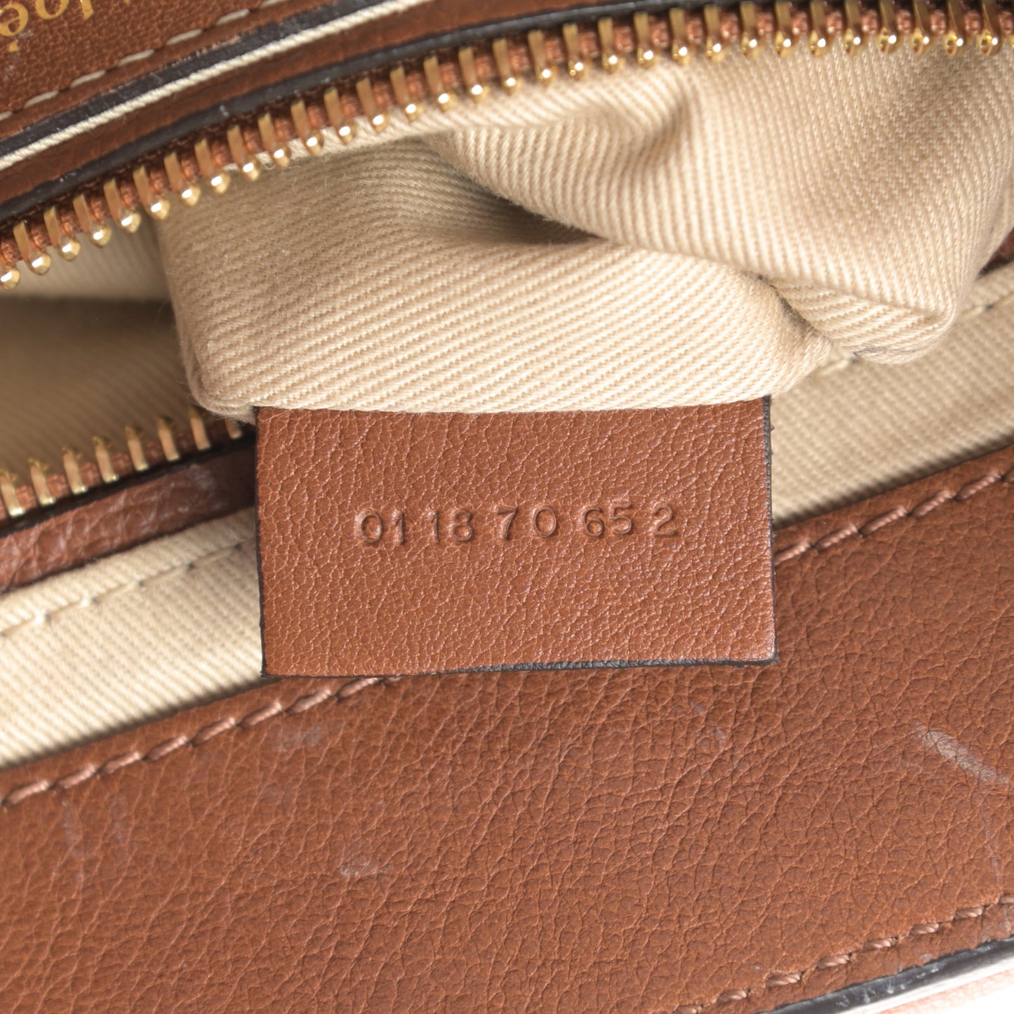 Suede Calfskin Small Faye Backpack Tobacco
