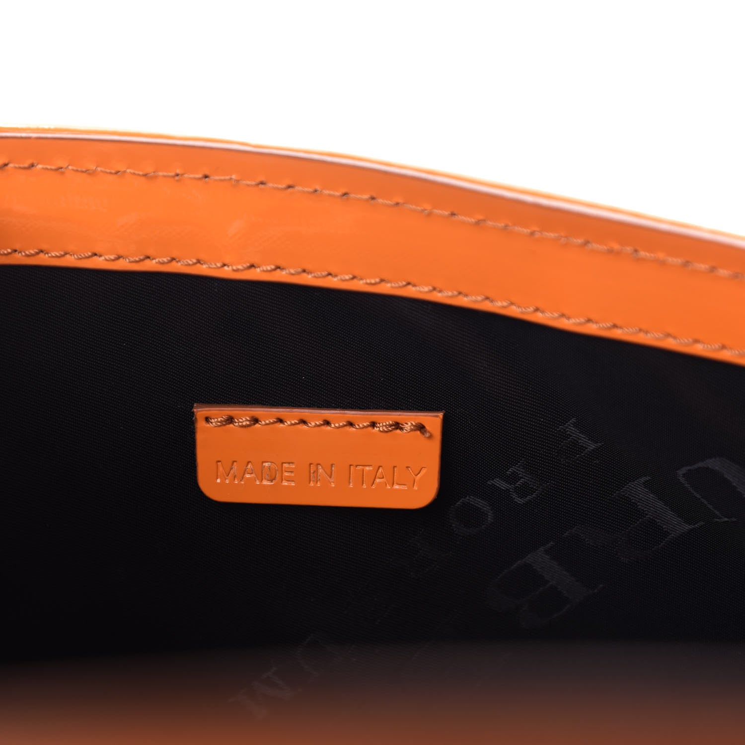 Burberry Prorsum Patent Small Lilford Shoulder Bag Orange 10 of 12