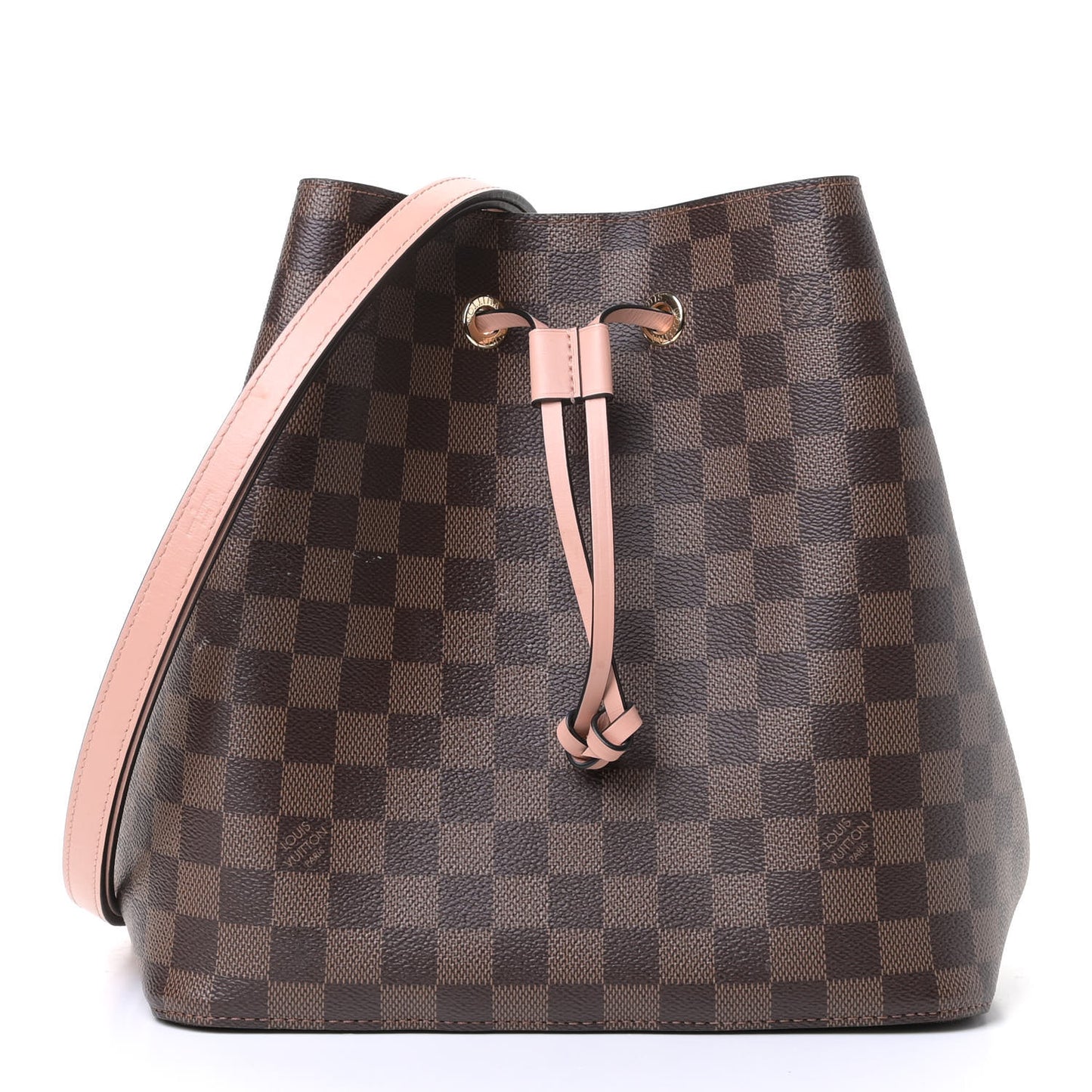 Damier Ebene Neonoe MM Rose Poudre