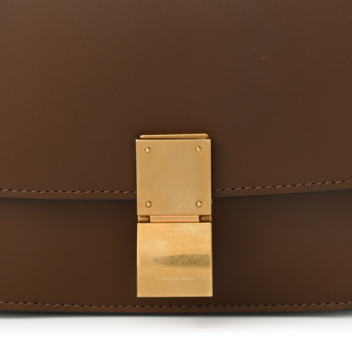Celine Smooth Calfskin Small Classic Box Flap Bag Camel 8 of 11