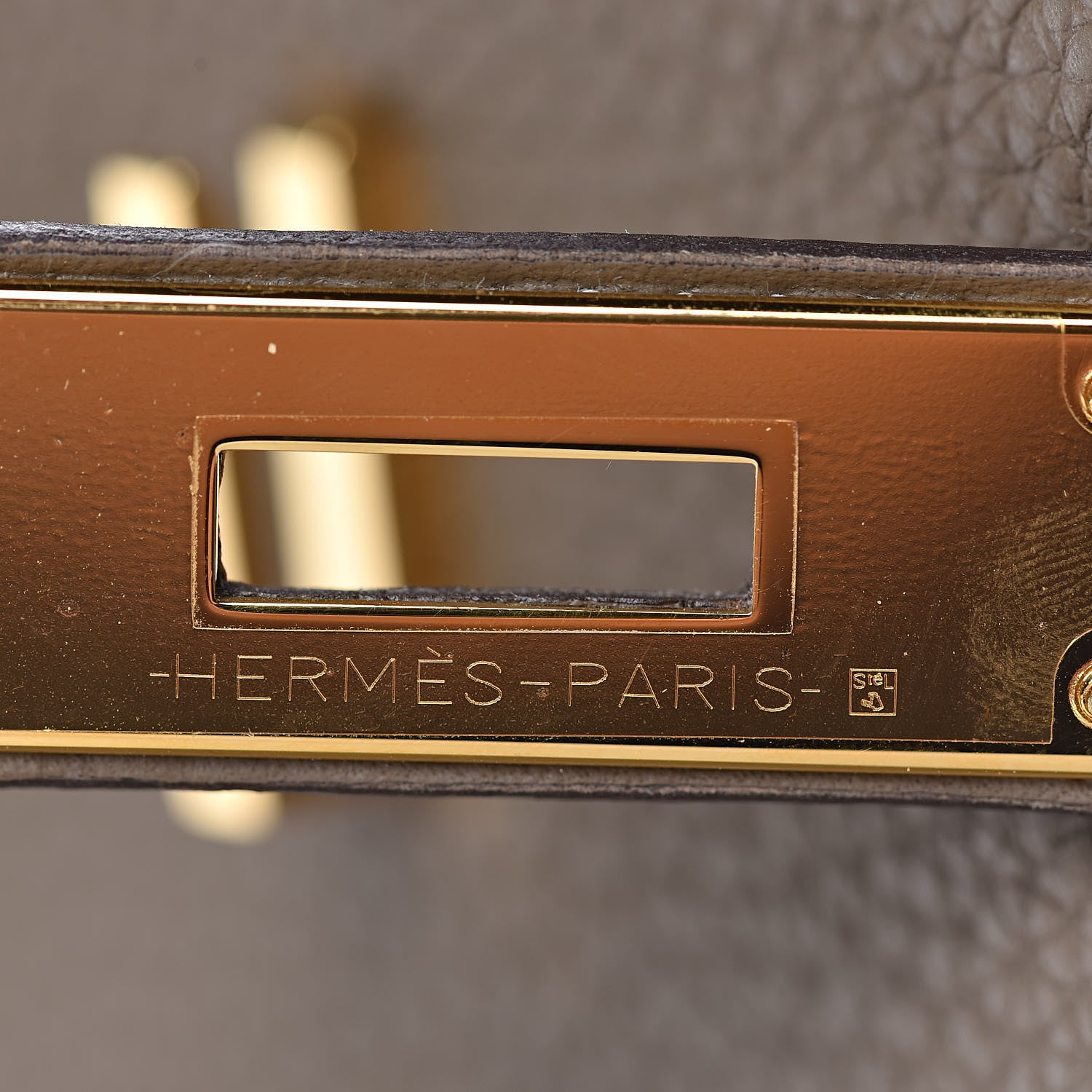 Hermes Taurillon Clemence Birkin 35 Etoupe 16 of 31