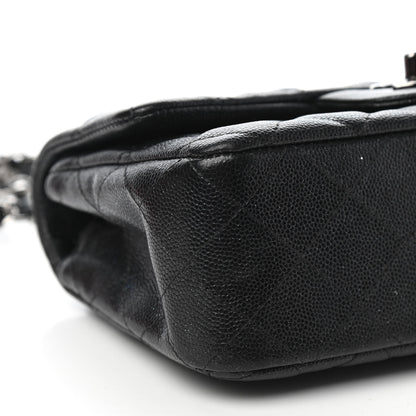 Chanel Iridescent Caviar Quilted Mini Rectangular Flap Black 8 of 10