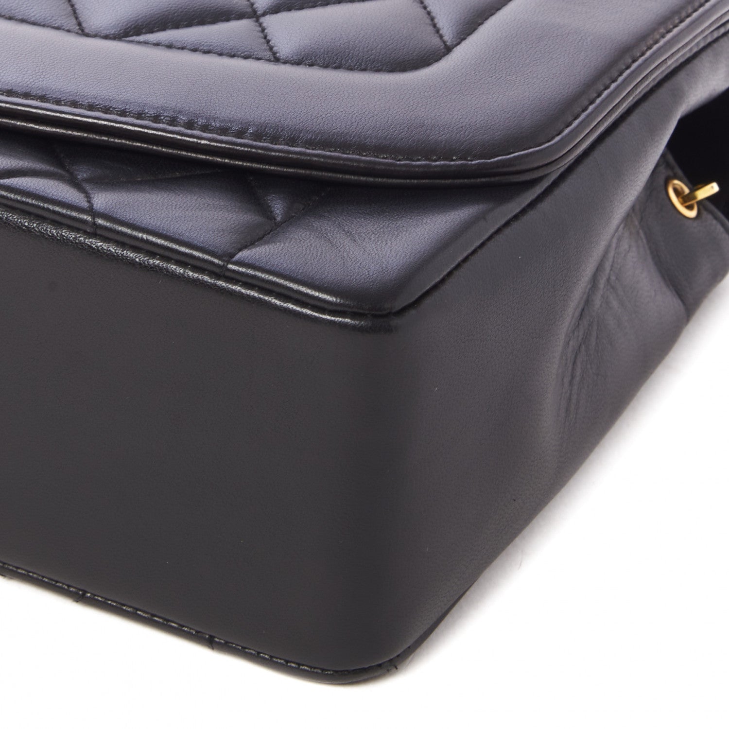 Chanel Lambskin Quilted Medium Single Flap Black 4 of 9