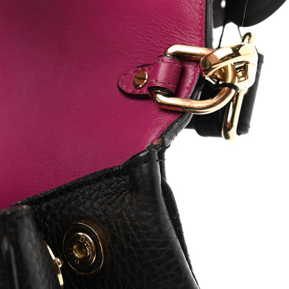 Christian Dior Bullcalf Mini Be Dior Flap Black Fraise 17 of 18