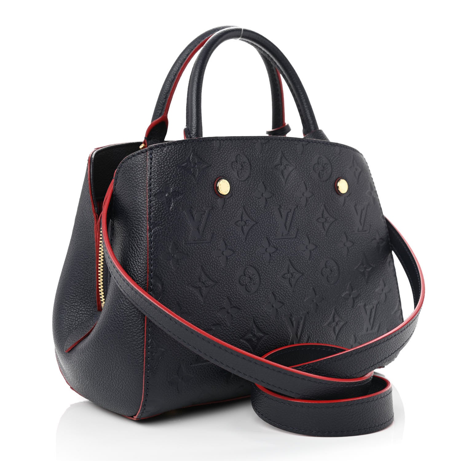 Louis Vuitton Empreinte Montaigne BB Marine Rouge 3 of 8