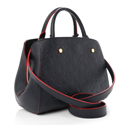 Louis Vuitton Empreinte Montaigne BB Marine Rouge 3 of 8