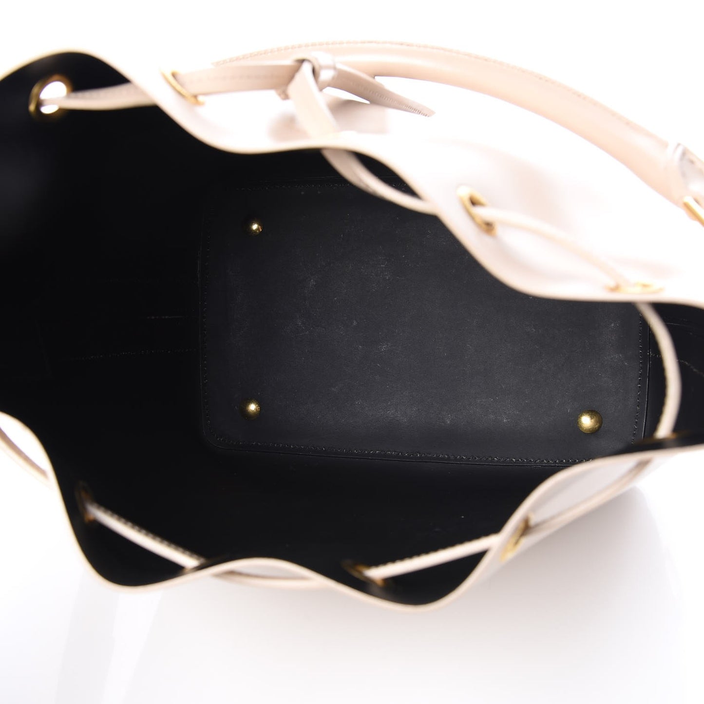 Calfskin Medium Emmanuelle Bucket Bag Nude Powder