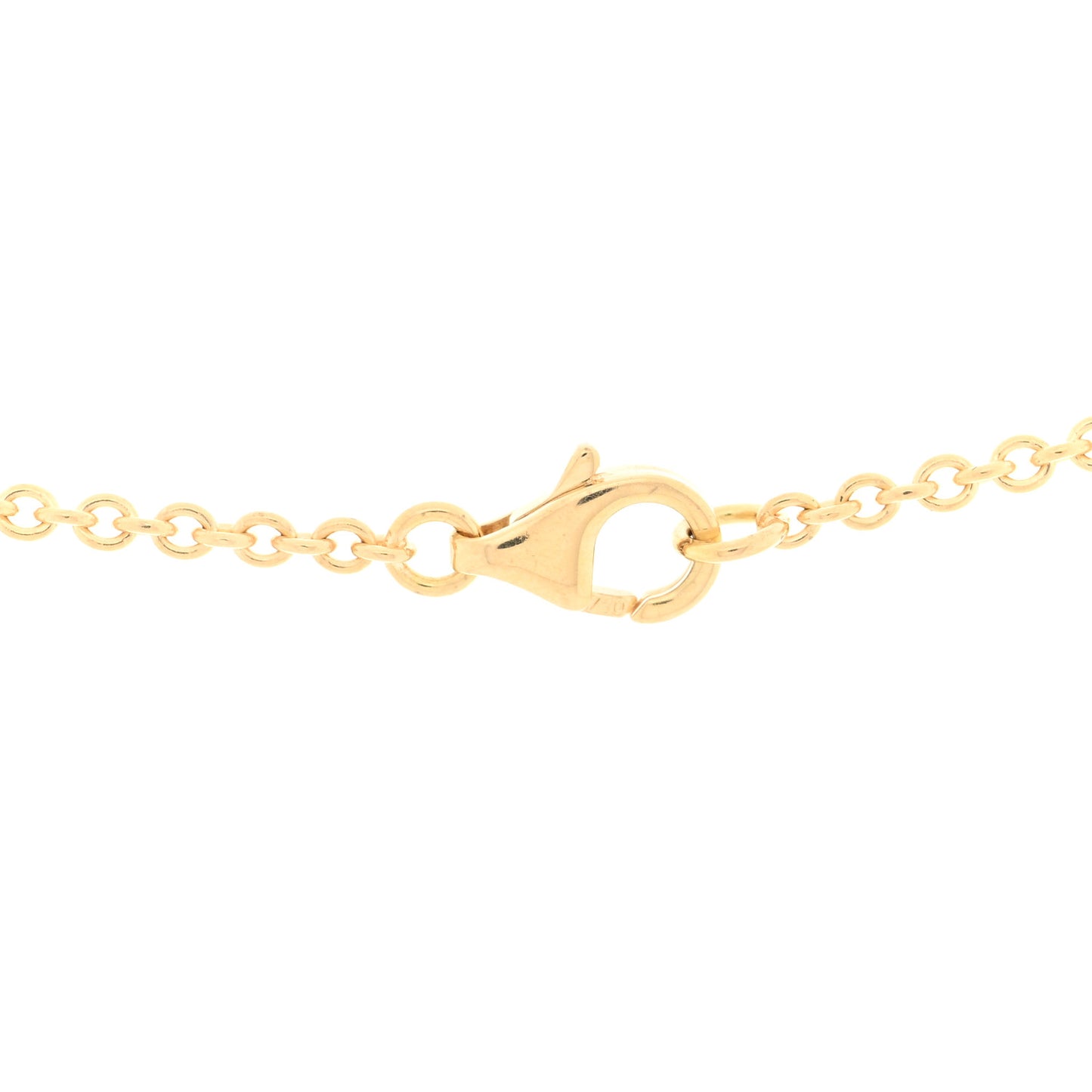 18K Yellow Gold Interlocking LOVE Necklace