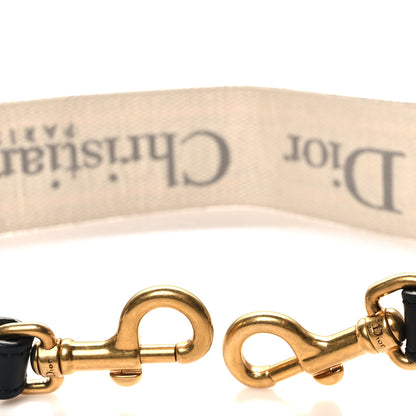 Christian Dior Canvas Embroidered Shoulder Strap Grey 3 of 4