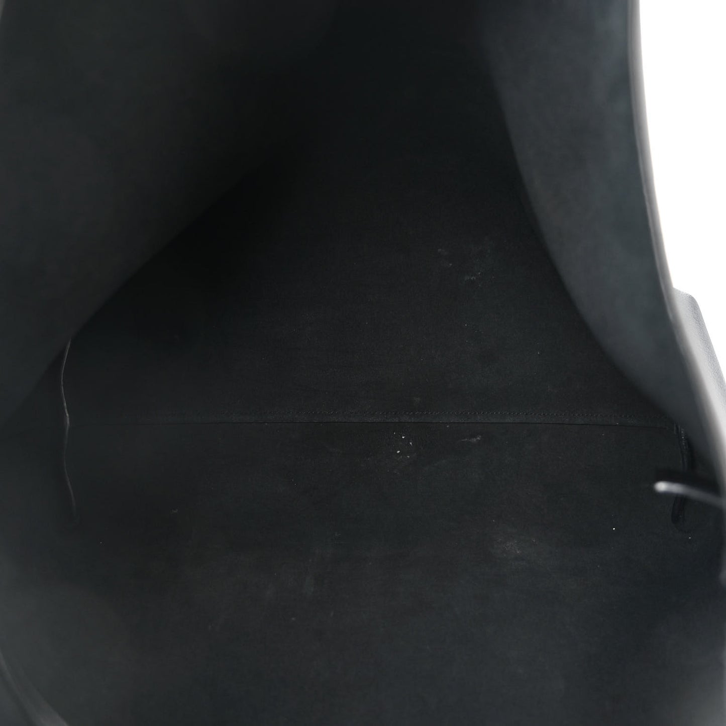Calfskin East West Shopping Tote Black