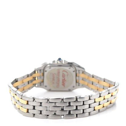 Cartier Stainless Steel 18K Yellow Gold 22mm Panthere Quartz Watch 3 of 6