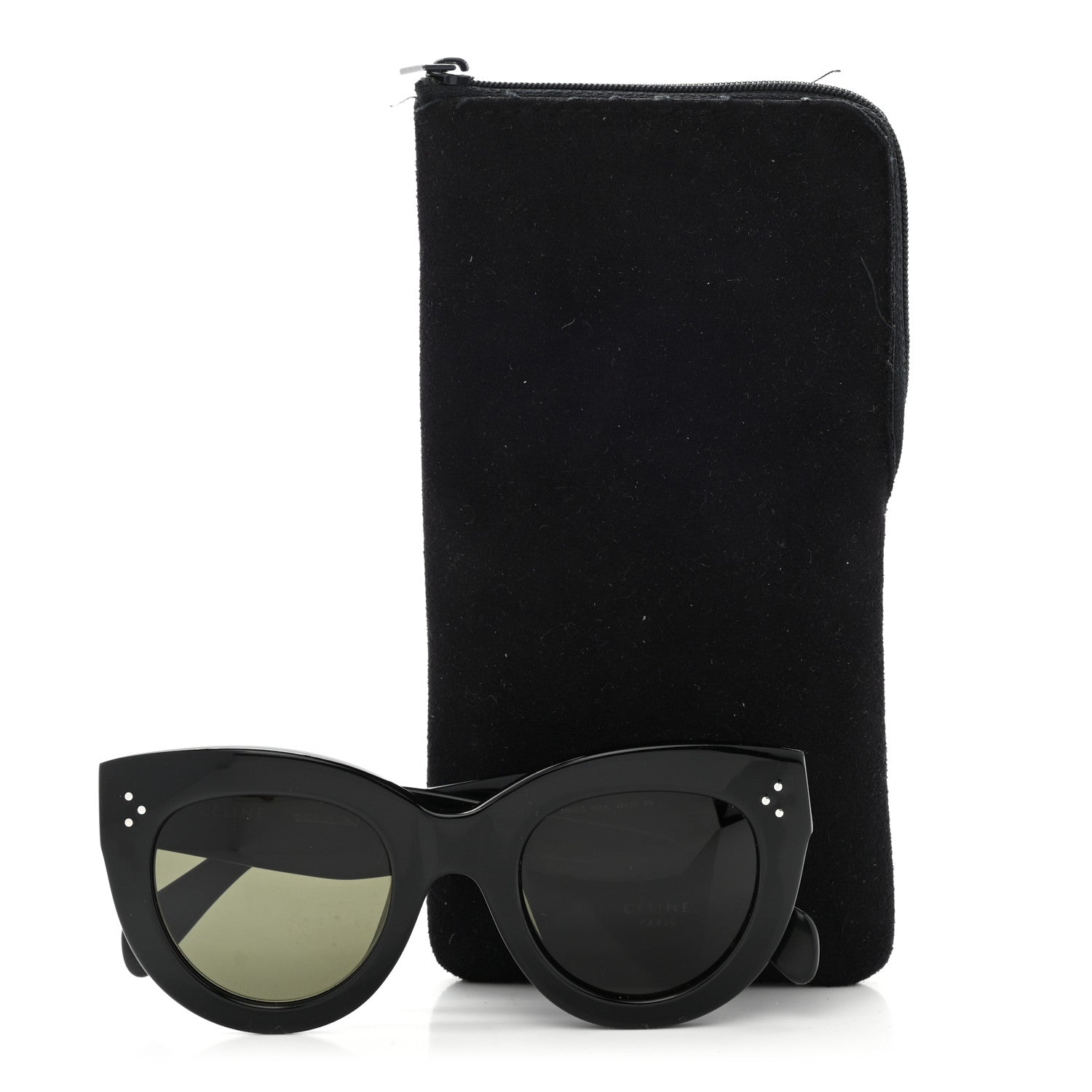 Celine Caty Sunglasses CL 41050/S Black 7 of 7