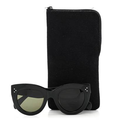 Celine Caty Sunglasses CL 41050/S Black 7 of 7