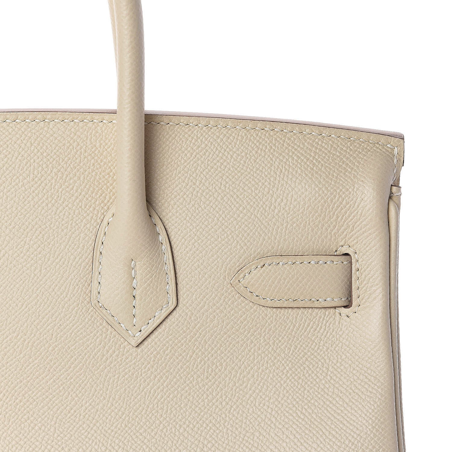 Hermes Epsom Birkin 30 Craie 19 of 37